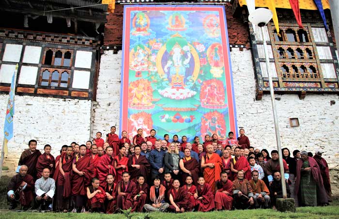 Anne Sophie rejste i 2015 til Bhutan med 14 elever og en særlig gave.